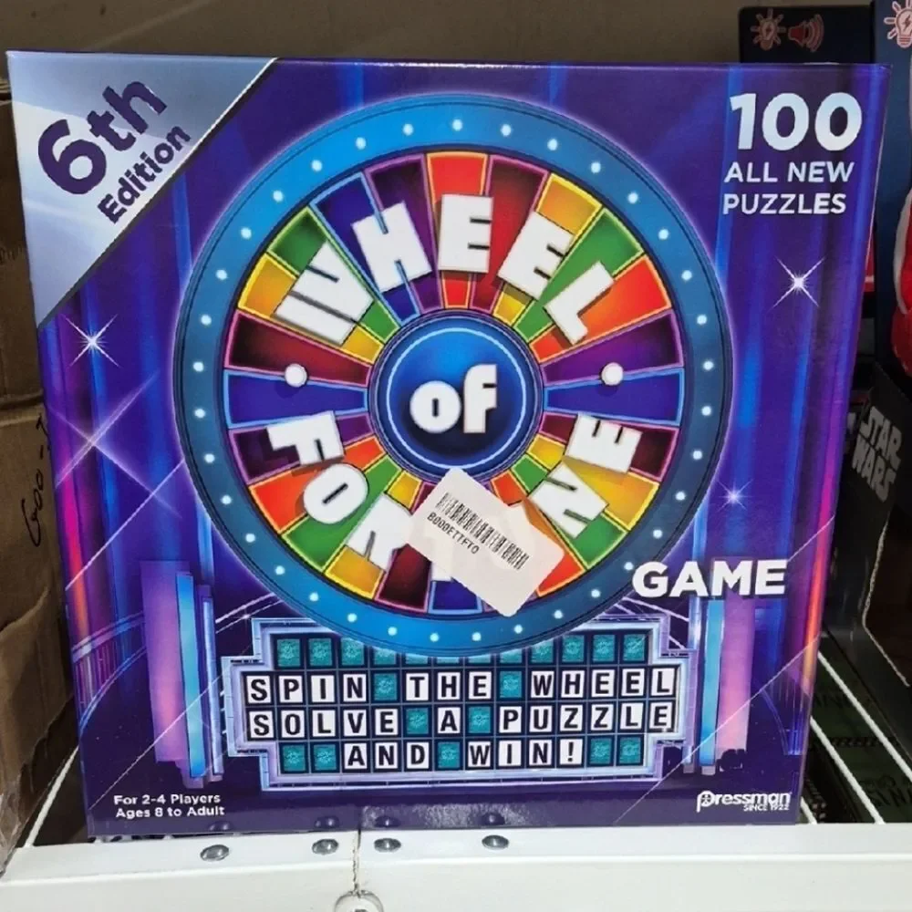 Wheel of Fortune Game: 6th Edition Board Game - New